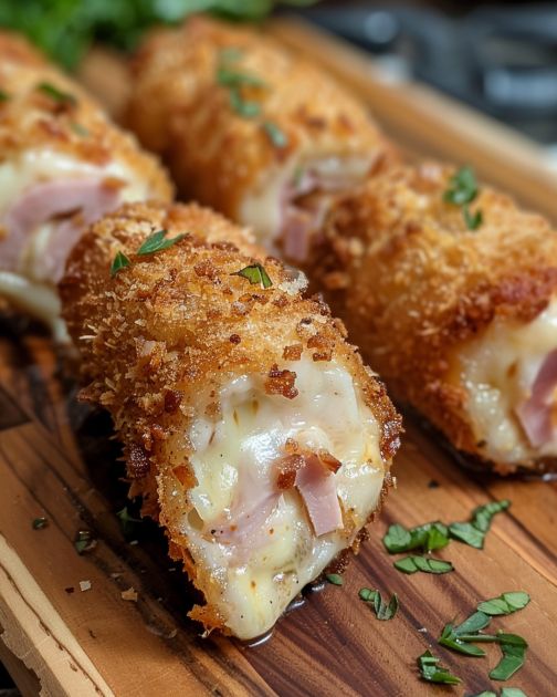 Chicken Cordon Bleu Roll-Ups