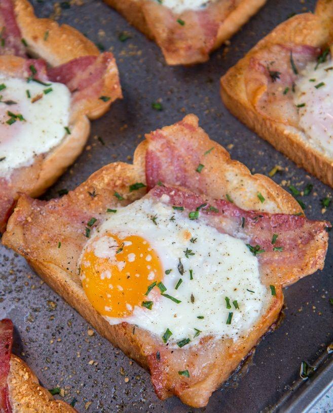 Sheet Pan Egg-in-a-Hole Recipe