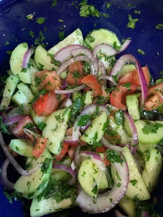 Cucumber and Tomato Salad