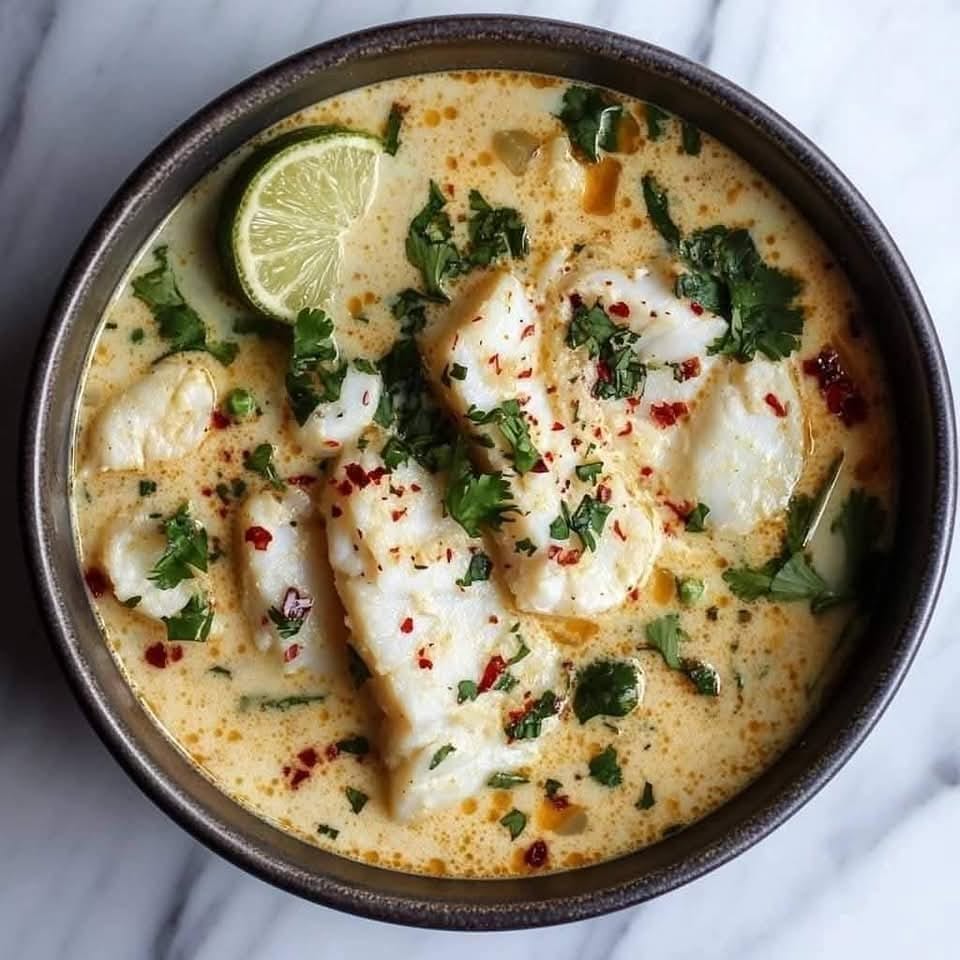 Coconut Lime Fish Soup