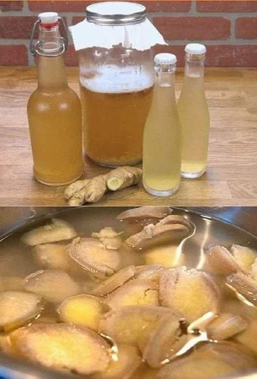 Ginger water, a delicious drink to help lose fat around your waist, thighs and relieve joint pain