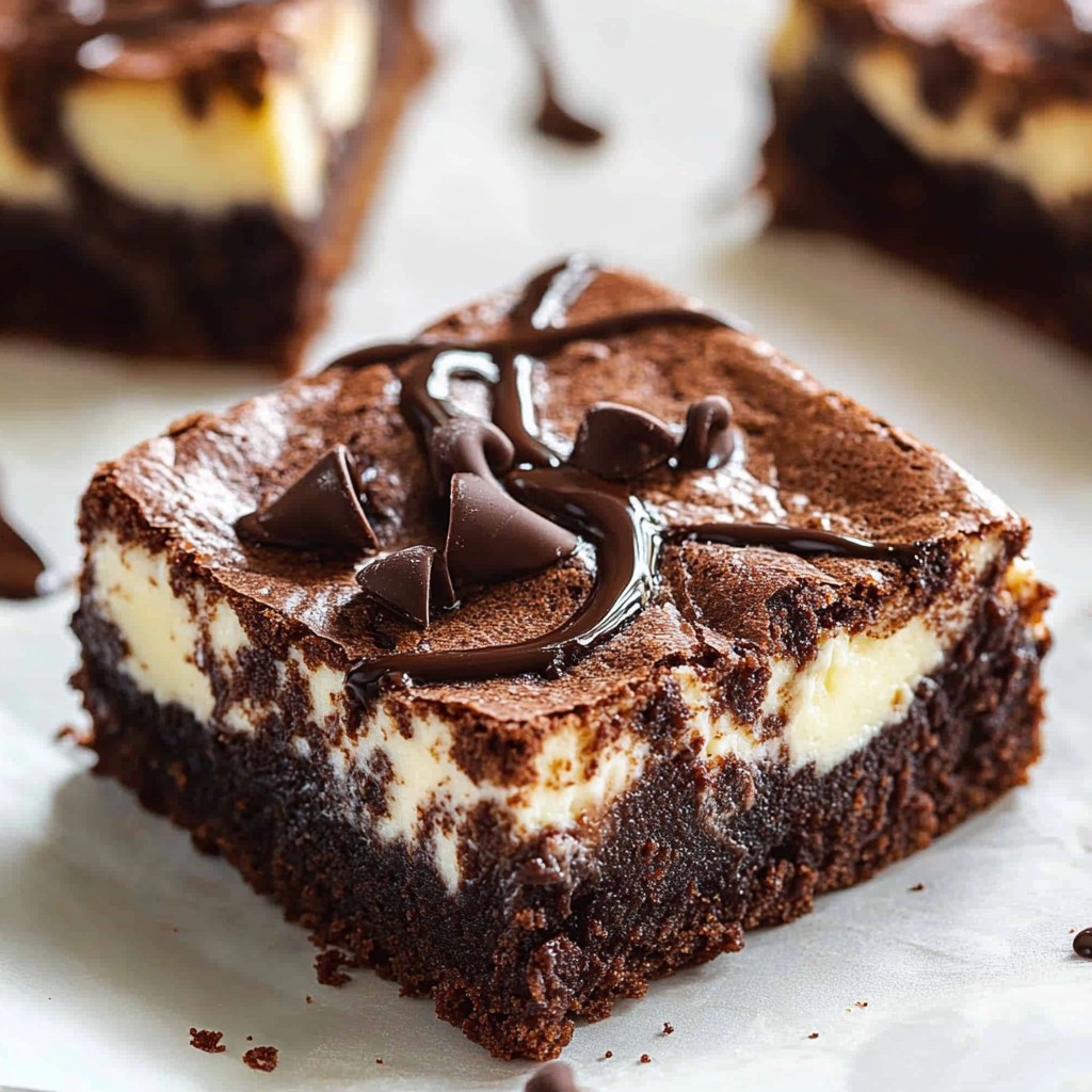  1. Chocolate Cheesecake Brownies 