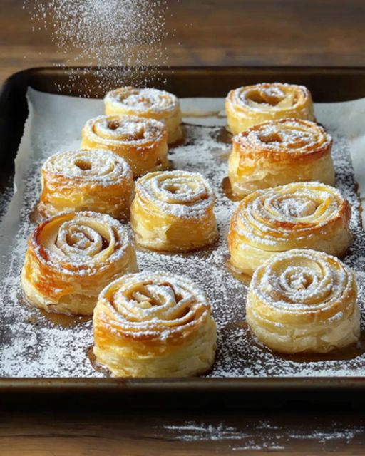 Puffy Apple Rolls in 10 Minutes!Puffy Apples and Cinnamon Rolls: The Ultra-Fast and Tasty Recipe