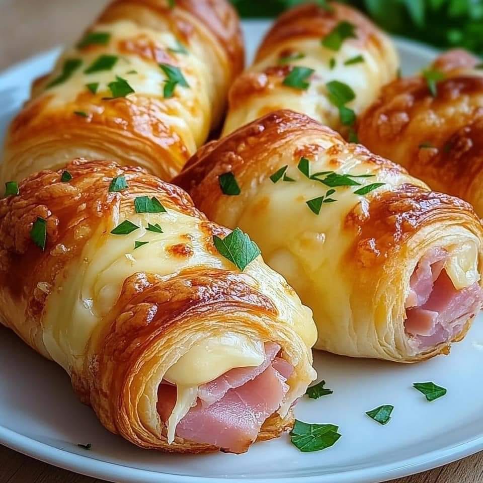 Ham and Cheese Croissant Rolls