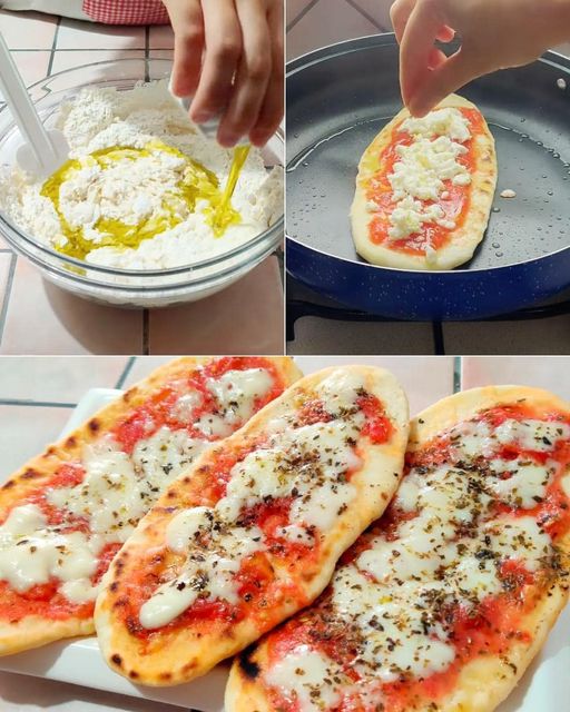 No-bake pizza language They can be prepared in a pan in no time and they are delicious!