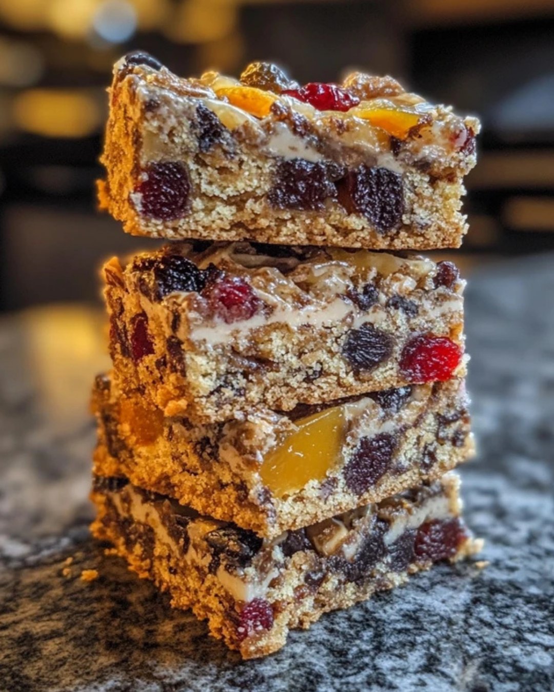 Fruit Cake 7-Layer Bars