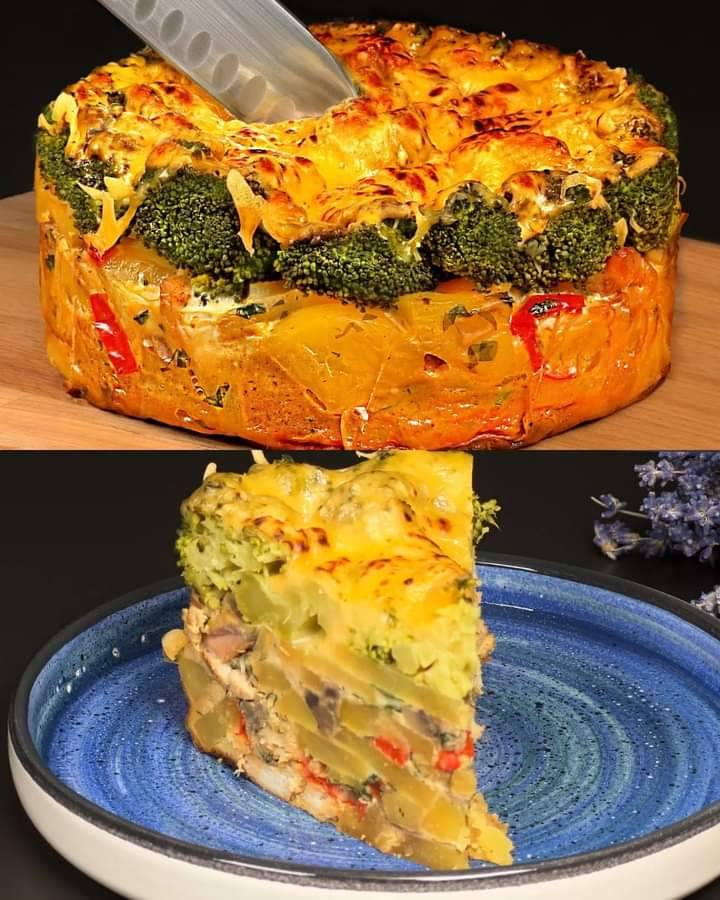 Cheesy Chicken and Vegetable Bake