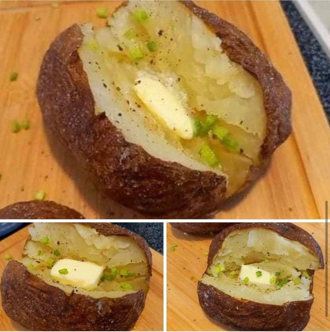 SLOW COOKER BAKED POTATOES