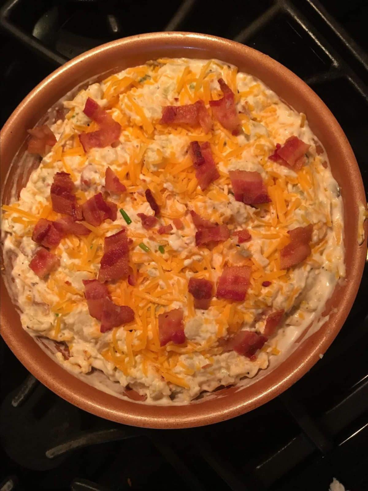 CREAMY LOADED BAKED POTATO CASSEROLE