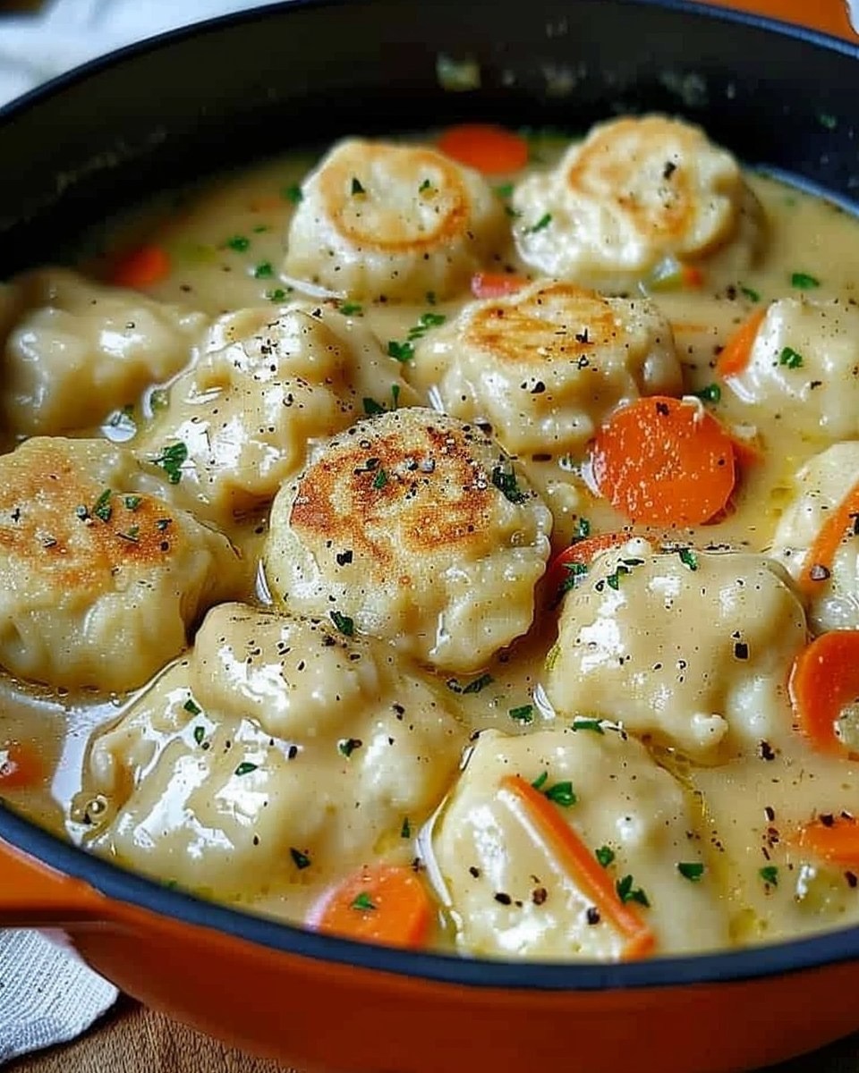 CHICKEN & DUMPLINGS SOUP RECIPE