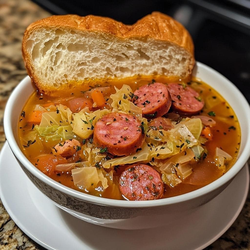 Kielbasa and Cabbage Soup