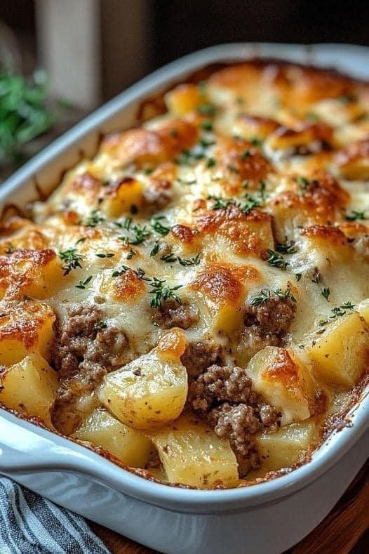 Hamburger and Potato Casserole