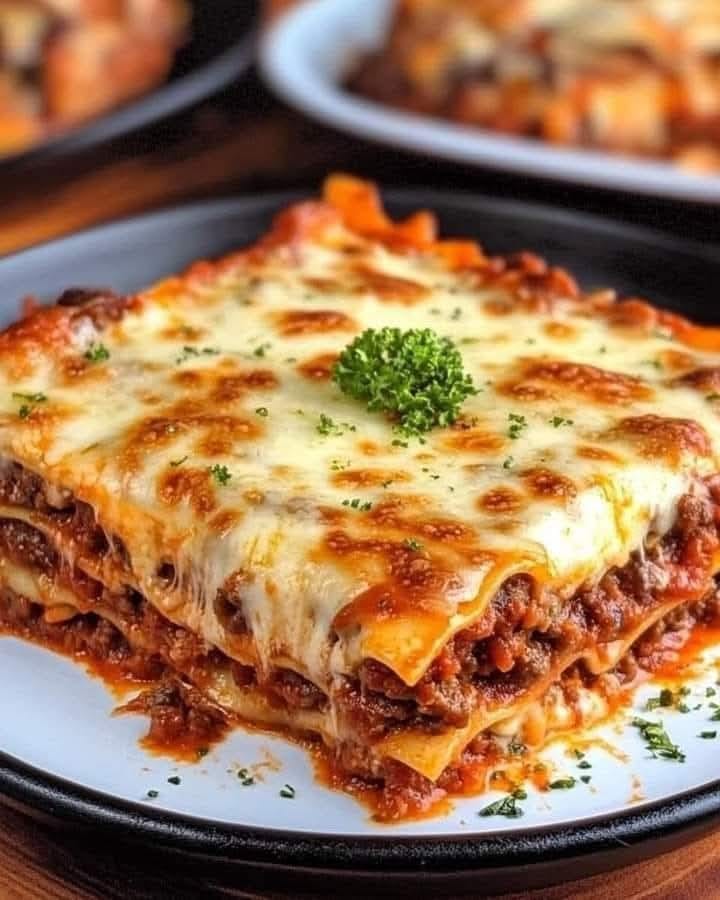 Béchamel Cheese Beef Lasagna