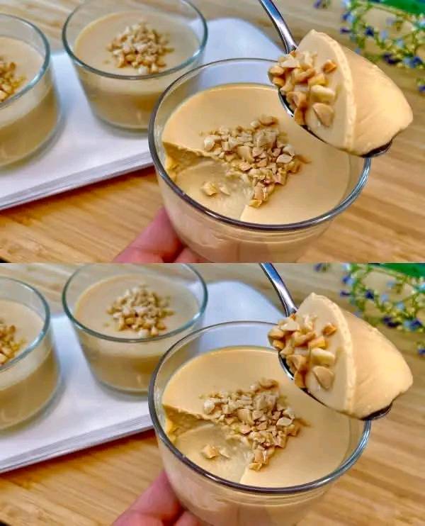 No-Bake 3-Ingredient Milk Pudding Dessert! 