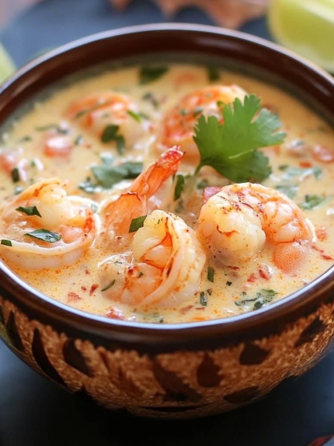 Spicy Coconut Shrimp Soup