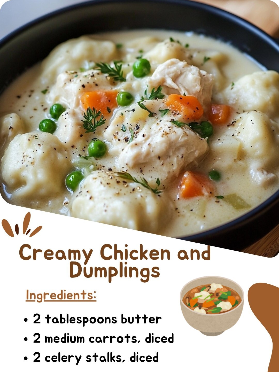 Creamy Chicken and Dumplings