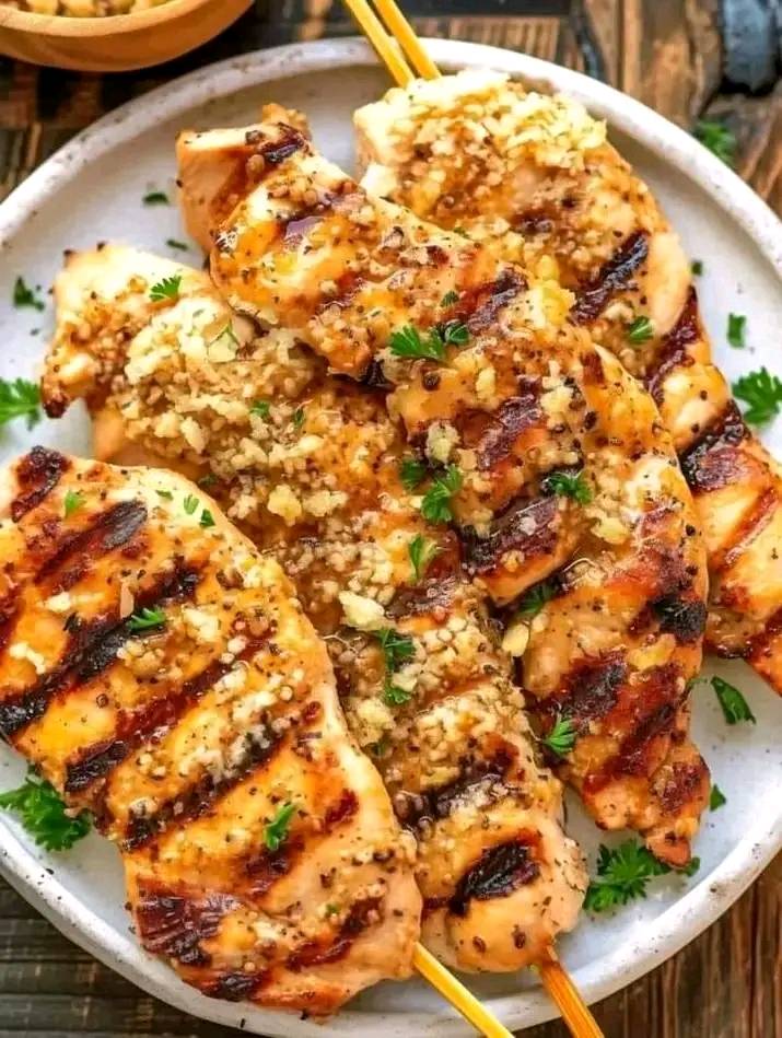 Garlic Parmesan Grilled Chicken 