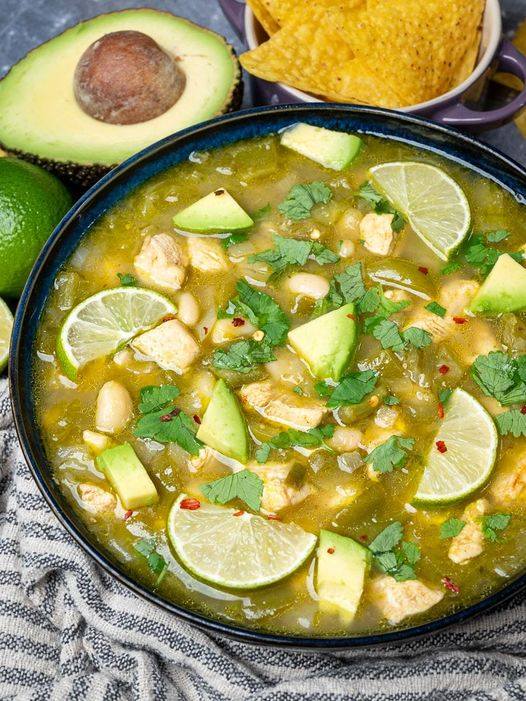 Green Chili Chicken Soup