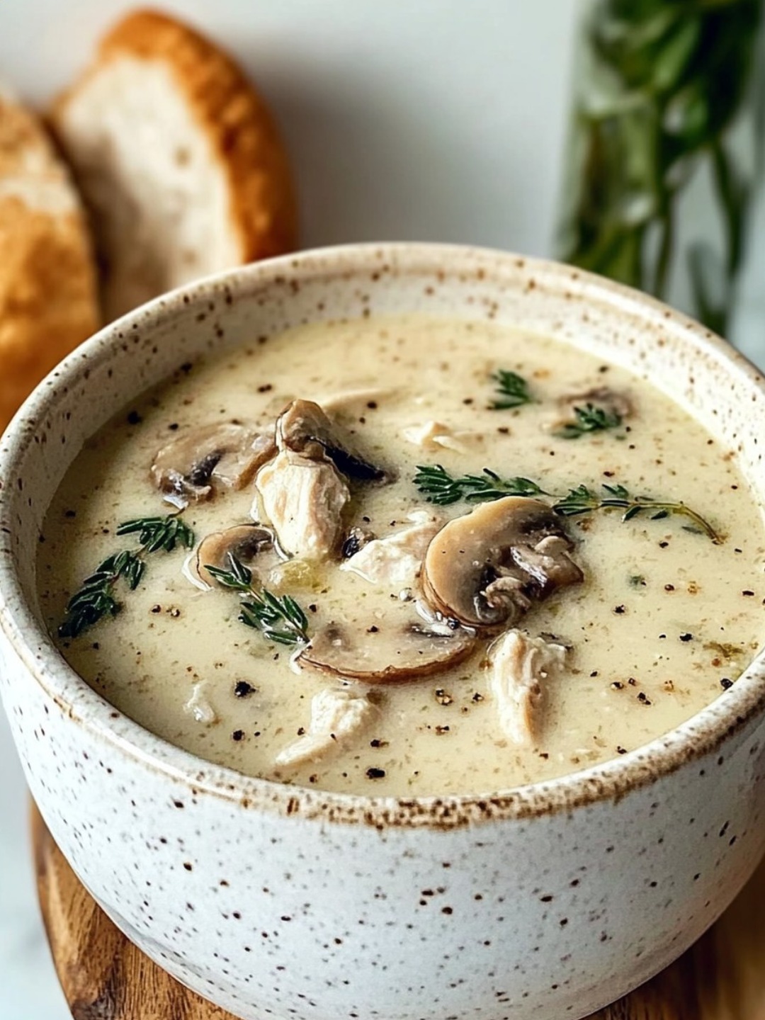 Rotisserie Chicken Mushroom Soup