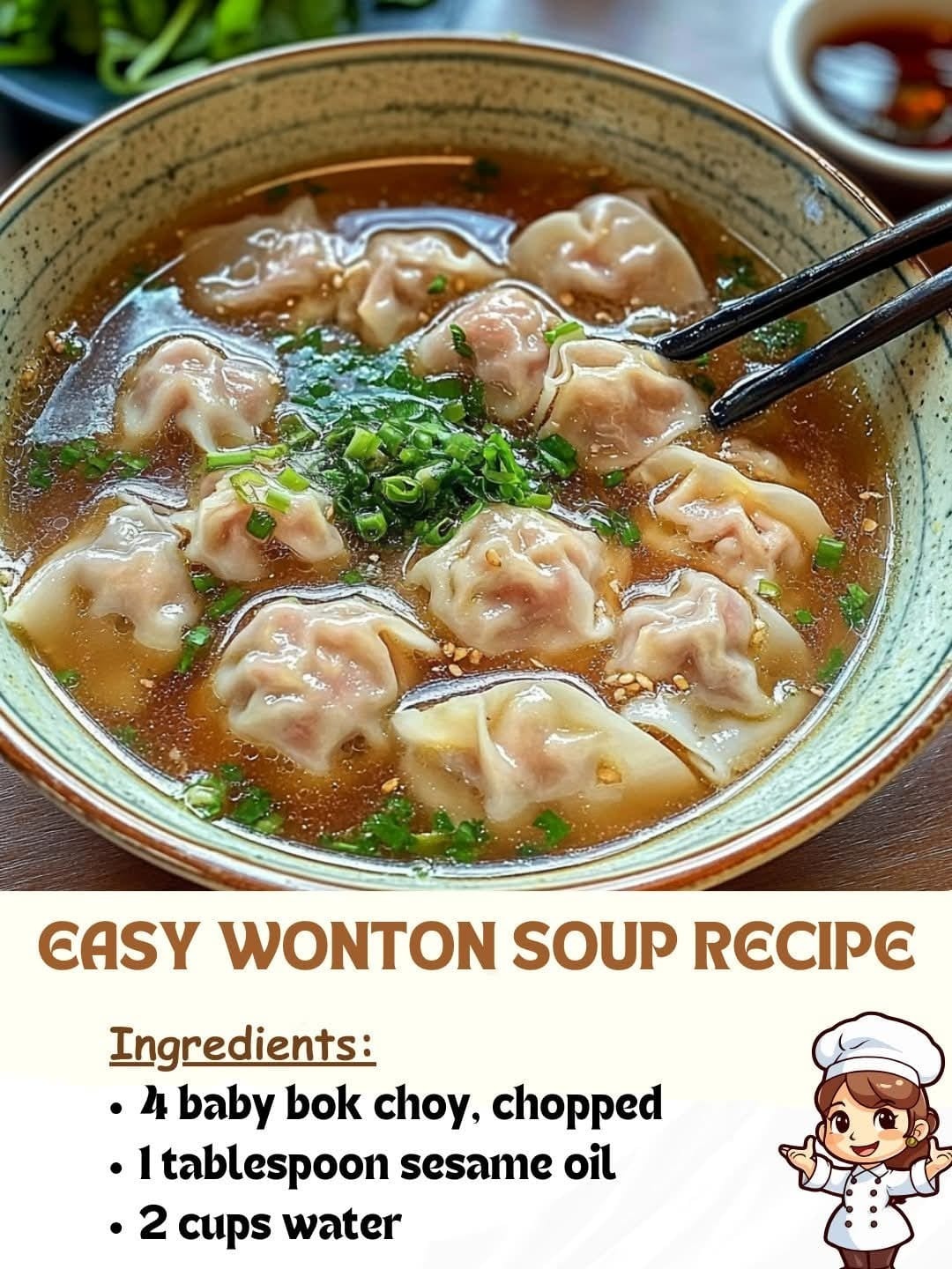 Easy Wonton Soup Recipe