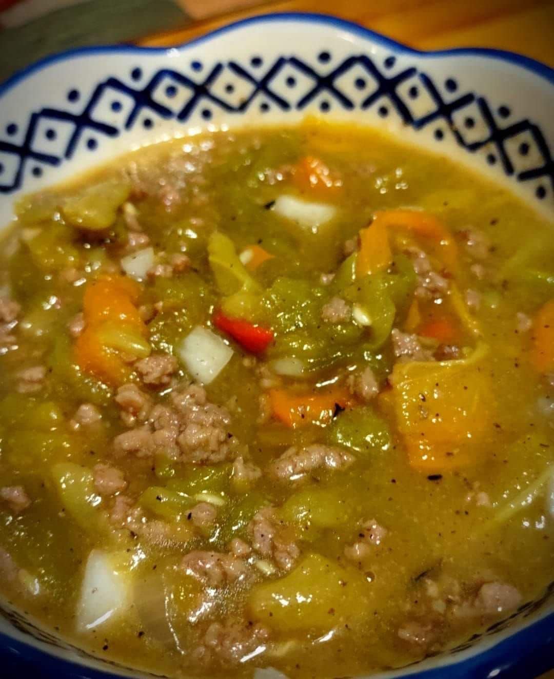 Green Chile Picadillo