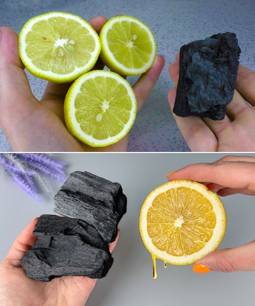 Just mix LEMON with CHARCOAL and you won’t have to spend money at the market anymore