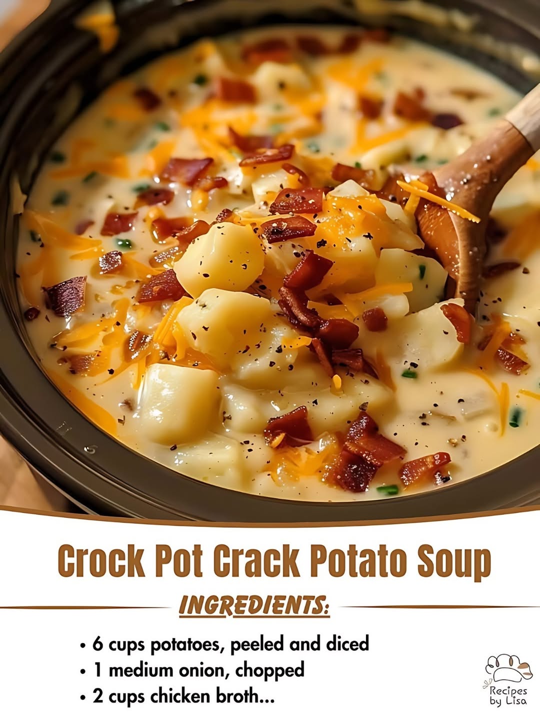  Crock Pot Crack Potato Soup – The Ultimate Comfort Food! 