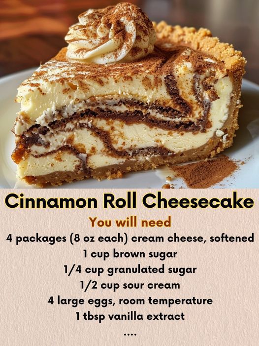 Cinnamon Roll Cheesecake 