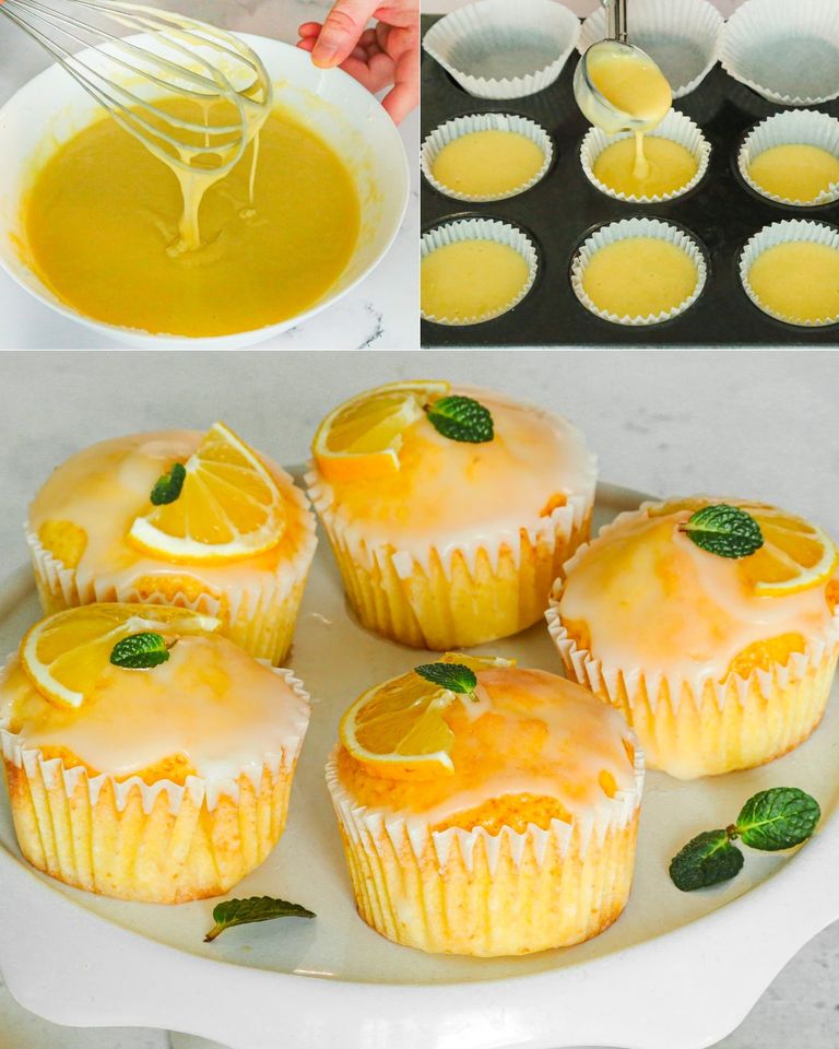 Lemon muffins: the recipe for soft and fragrant frozen cakes