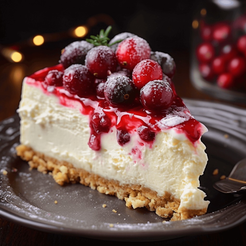 CHRISTMAS CHEESECAKE