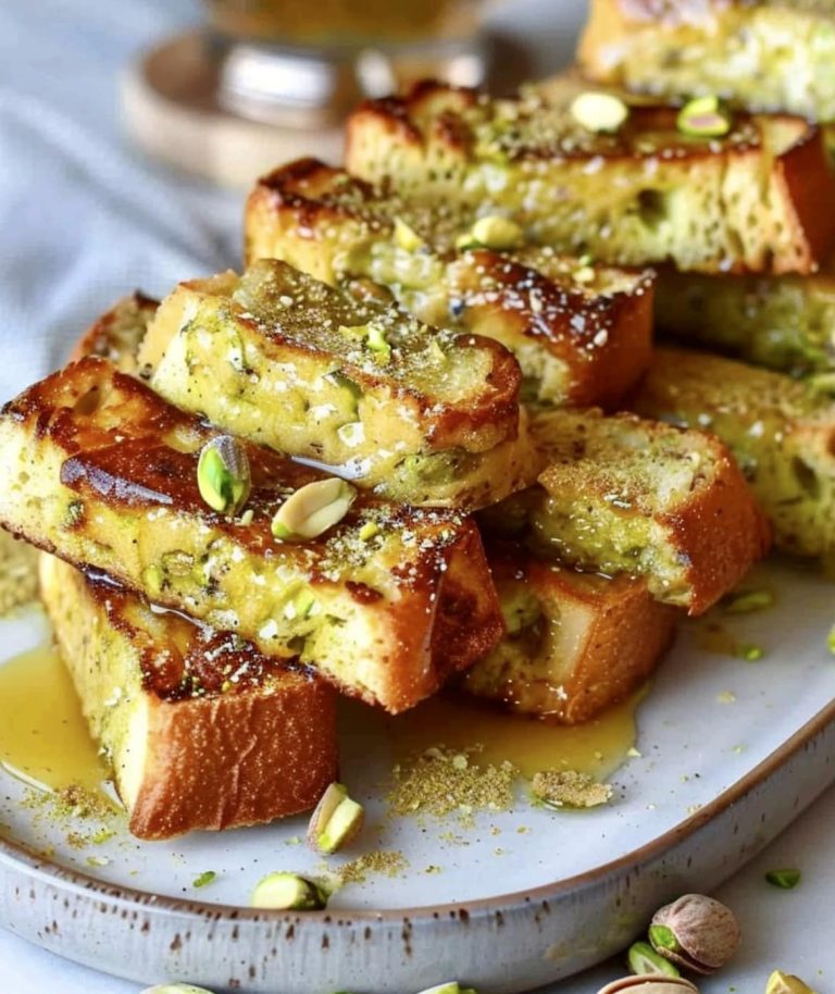  Pistachio French Toast Sticks: A Crunchy & Sweet Breakfast Treat