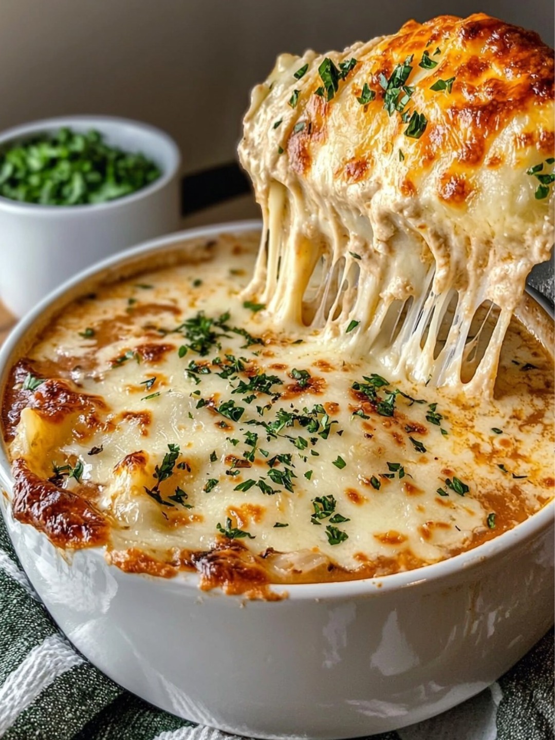 Creamy Alfredo Lasagna Soup