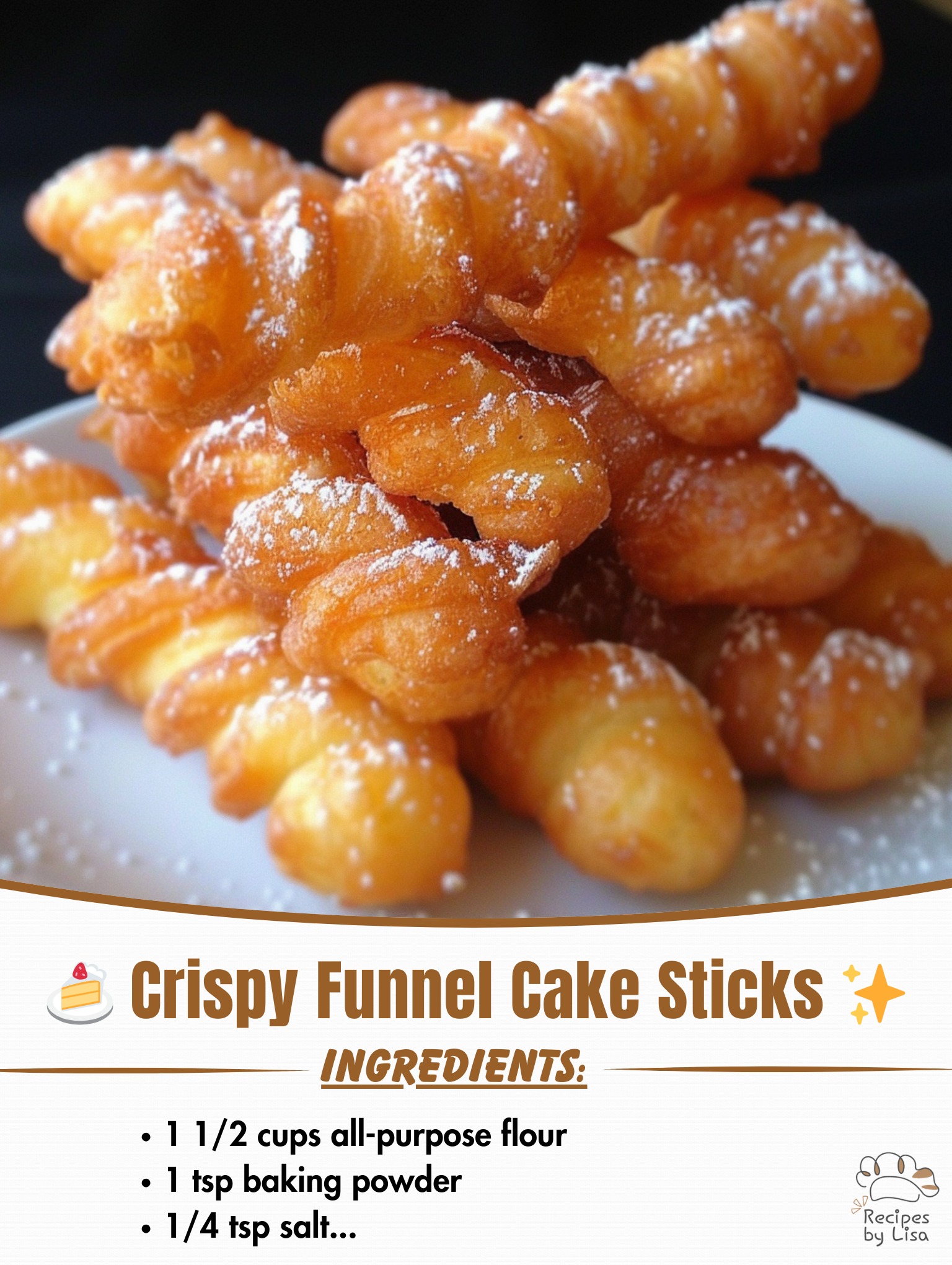  Crispy Funnel Cake Sticks 