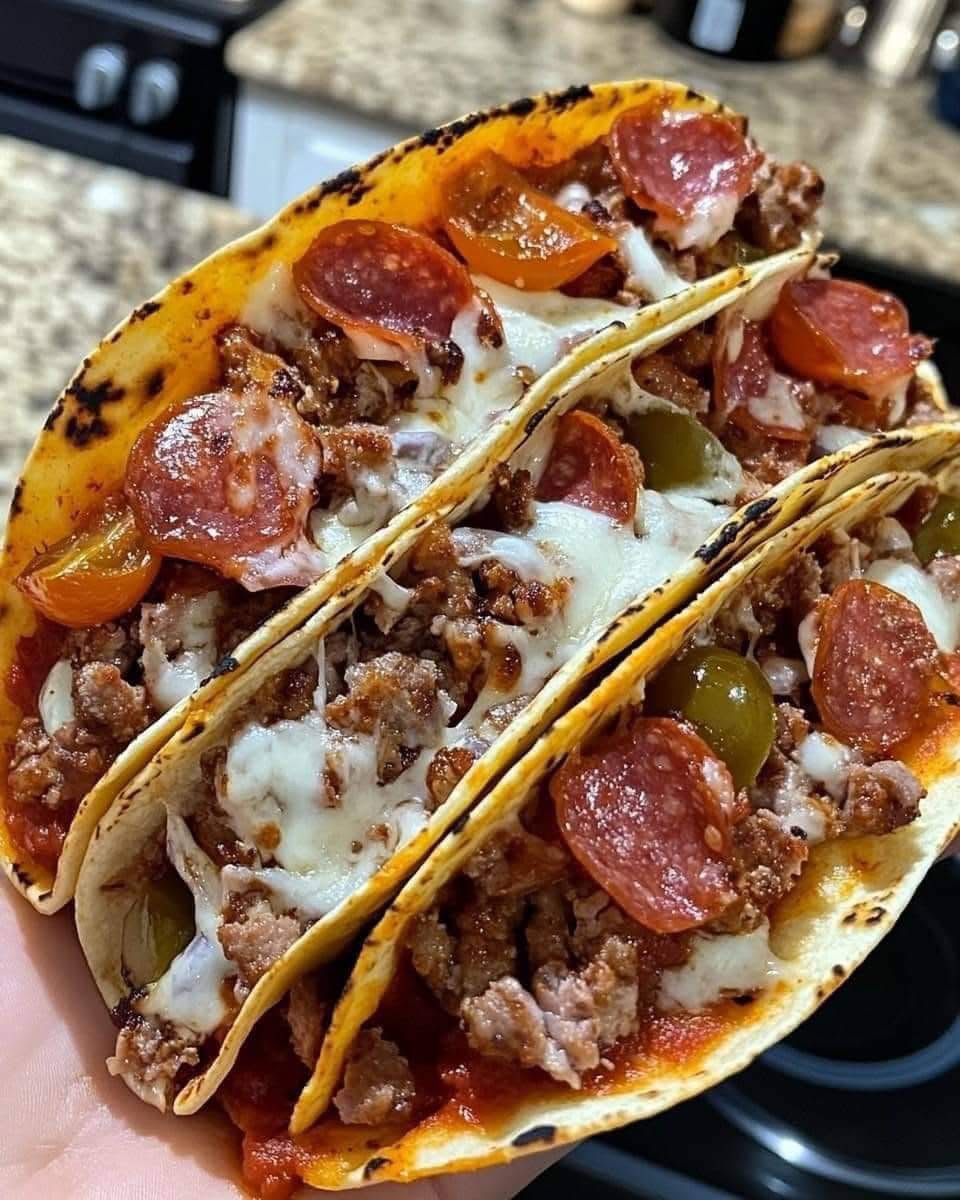 Meat Lovers Pizza Tacos 