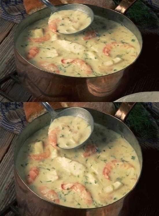 Crab and Shrimp Seafood Bisque 