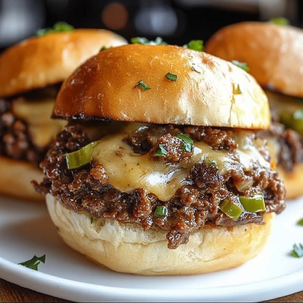 Philly Cheesesteak Sloppy Joes 