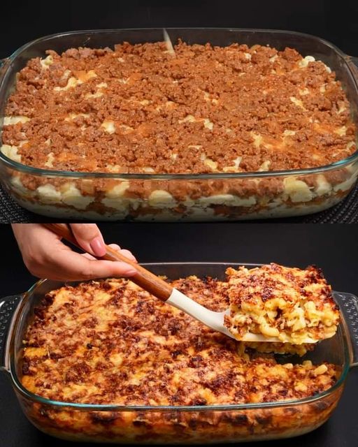 Classic Pasta Casserole with Meat Sauce and Cheesy Béchamel