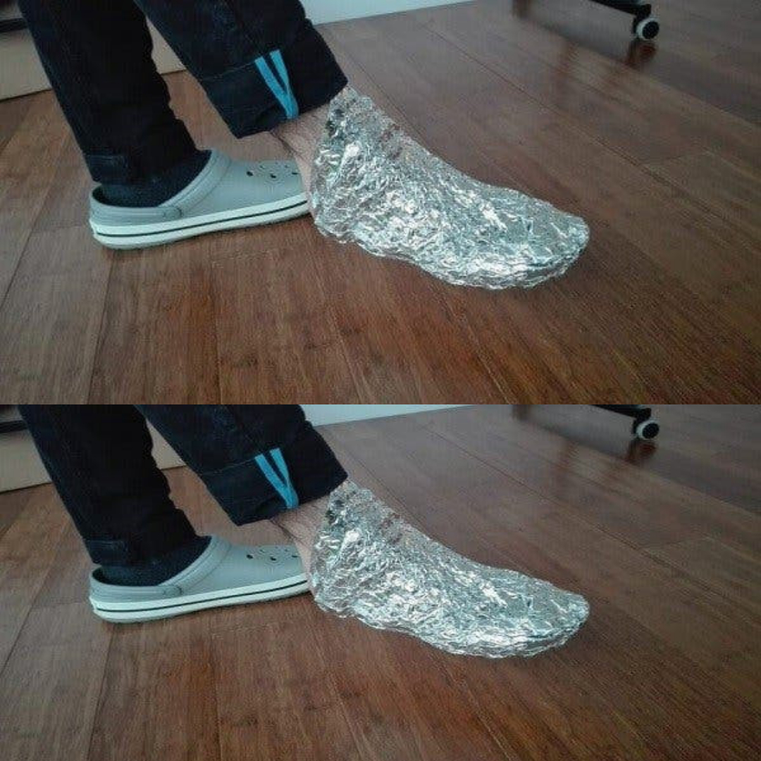 The Benefits of Putting Aluminum Foil Around Your Feet