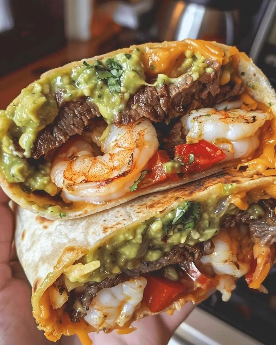 Surf and Turf Burrito