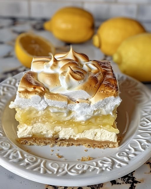 Lemon Meringue Cheesecake that Literally Melts in Your Mouth