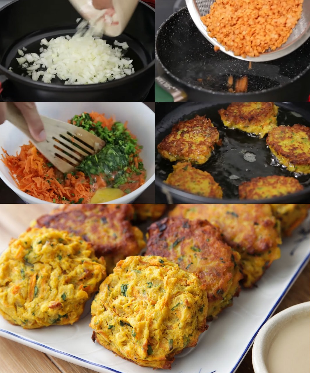 Healthy and Tasty Coral Lentil Cakes