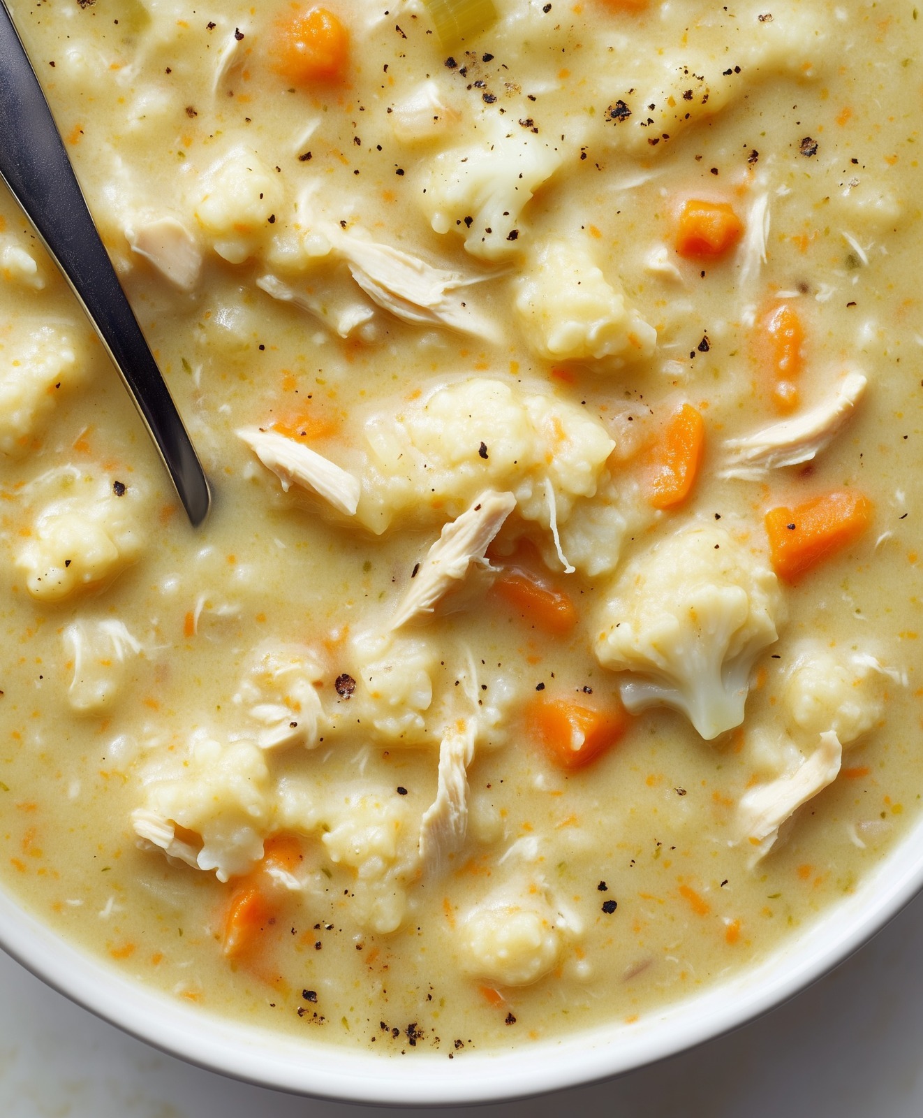 cauliflower chicken soup 