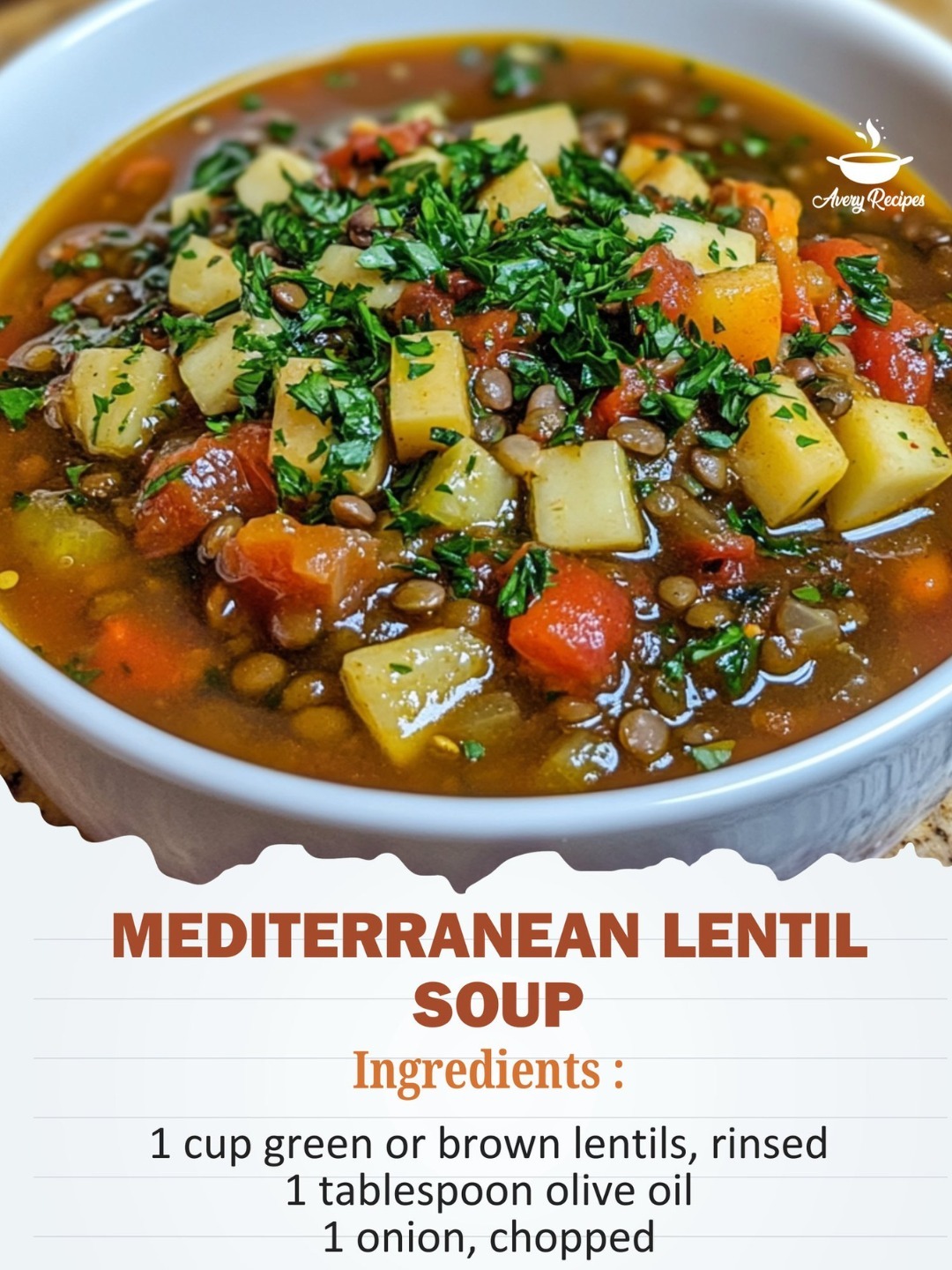 Mediterranean Lentil Soup