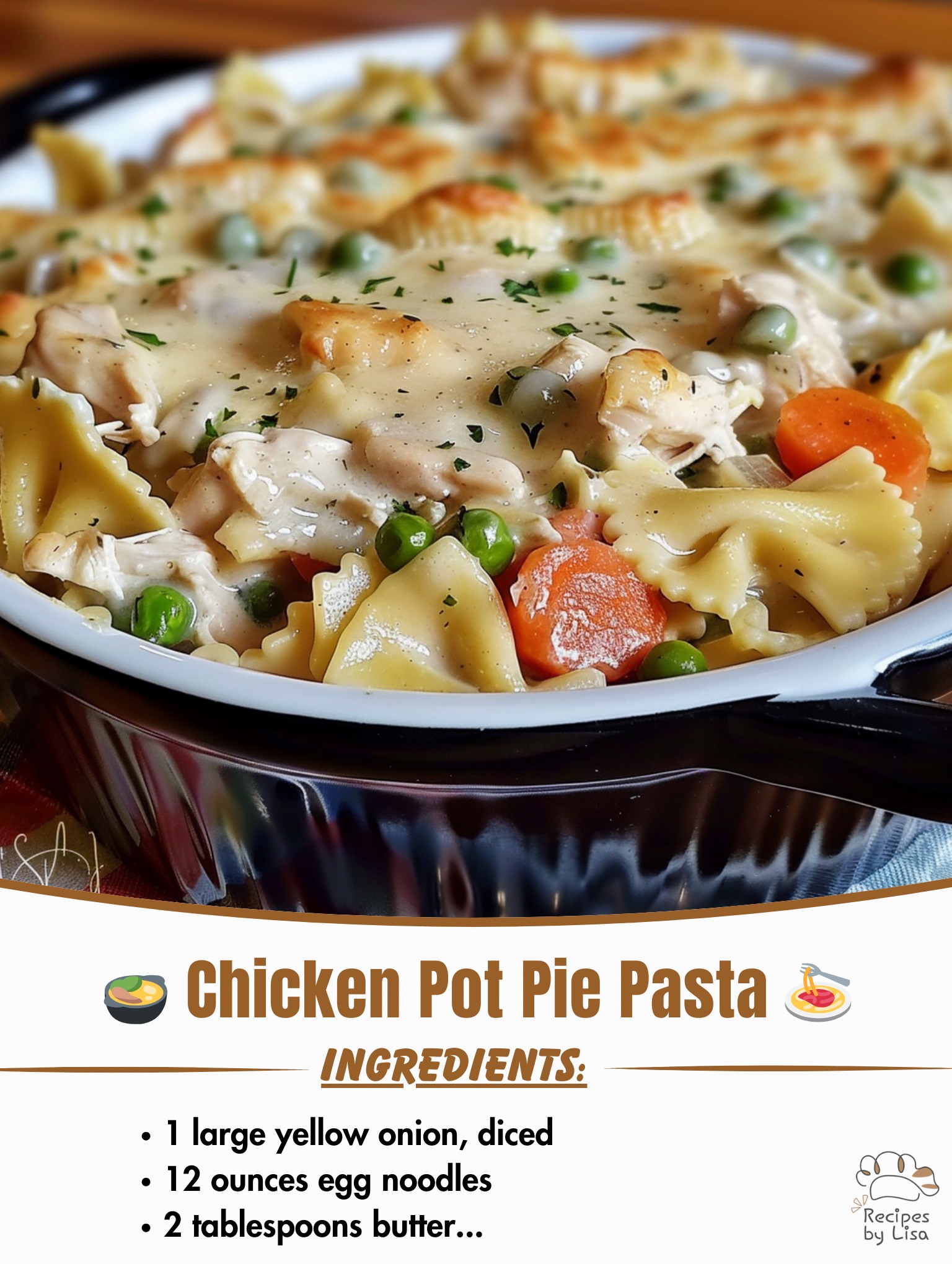  Chicken Pot Pie Pasta 