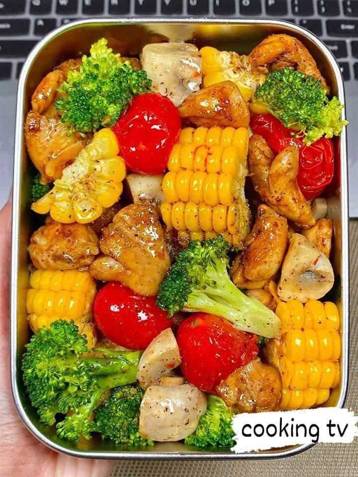 chicken and vegetable dish