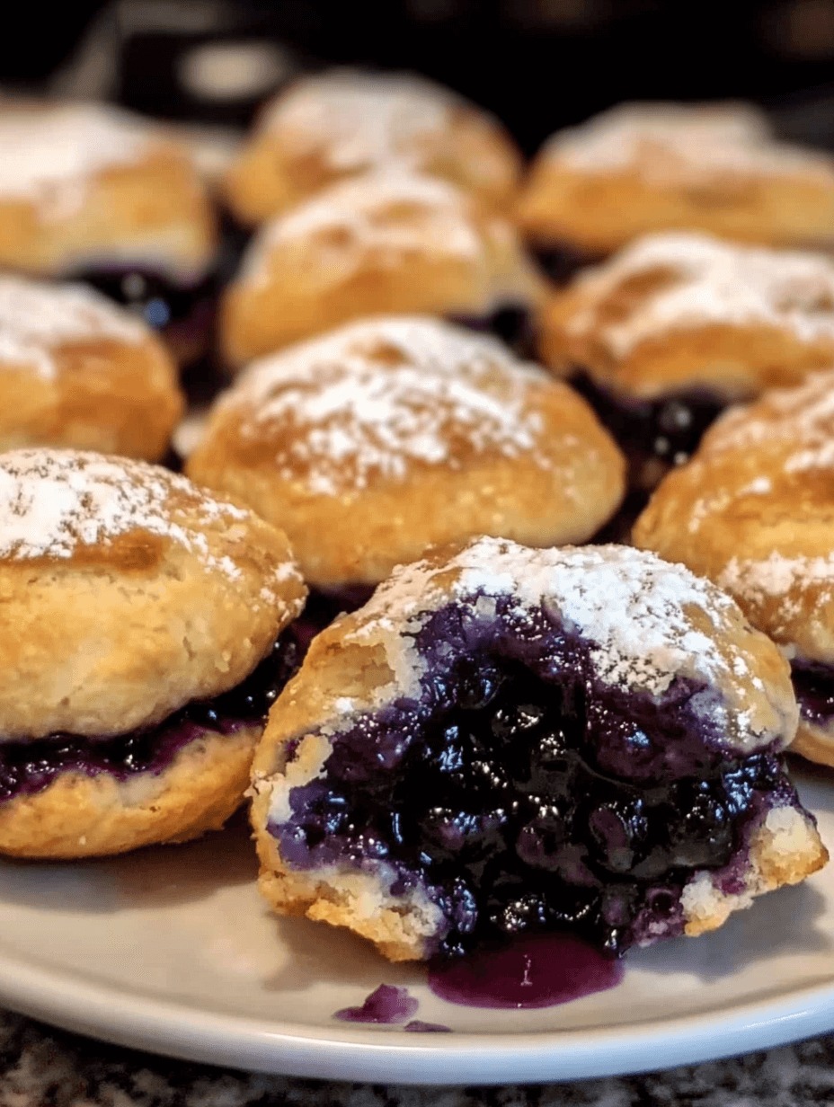 Grandma’s Blueberry Pie Bombs