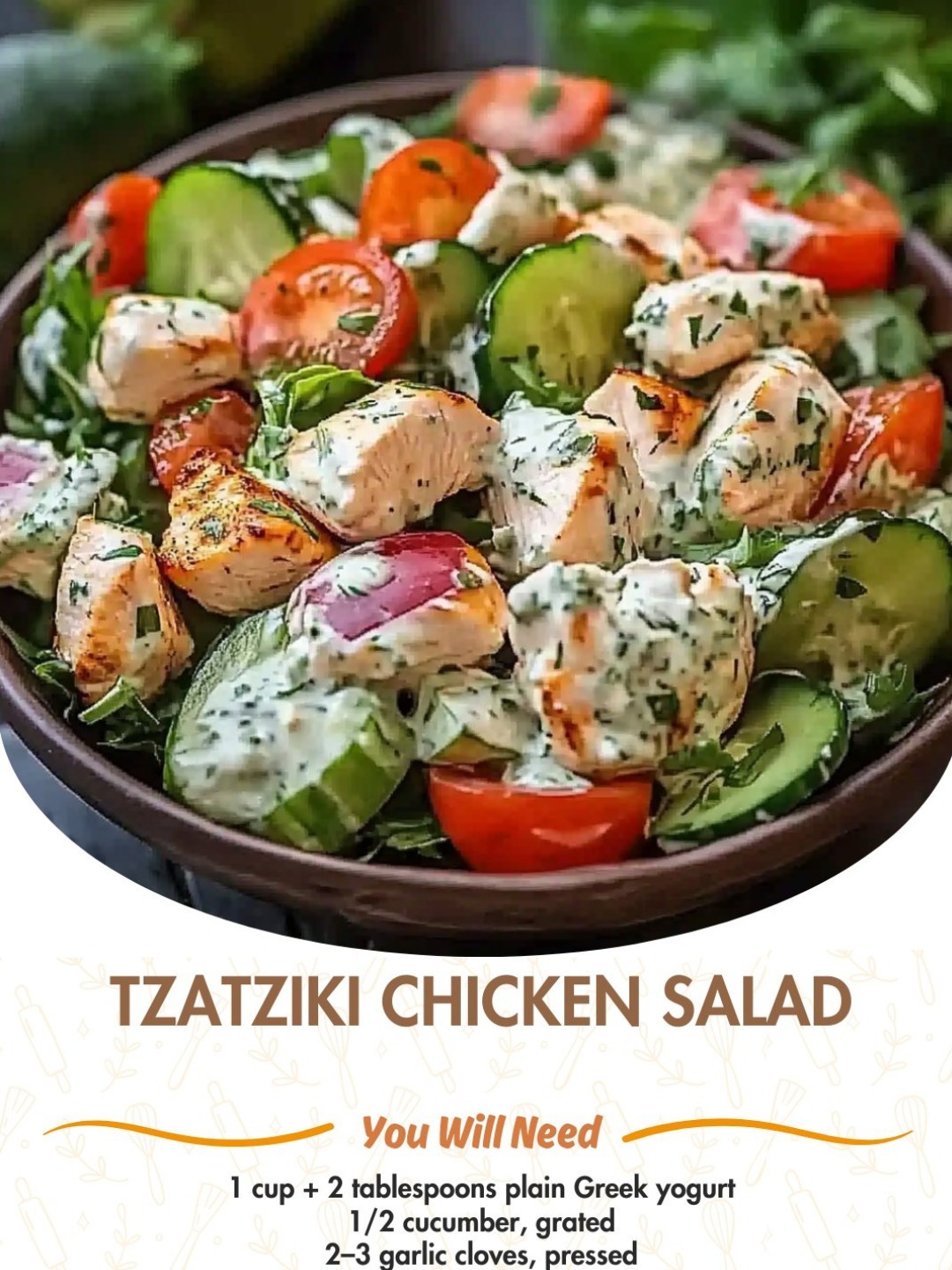 Tzatziki Chicken Salad