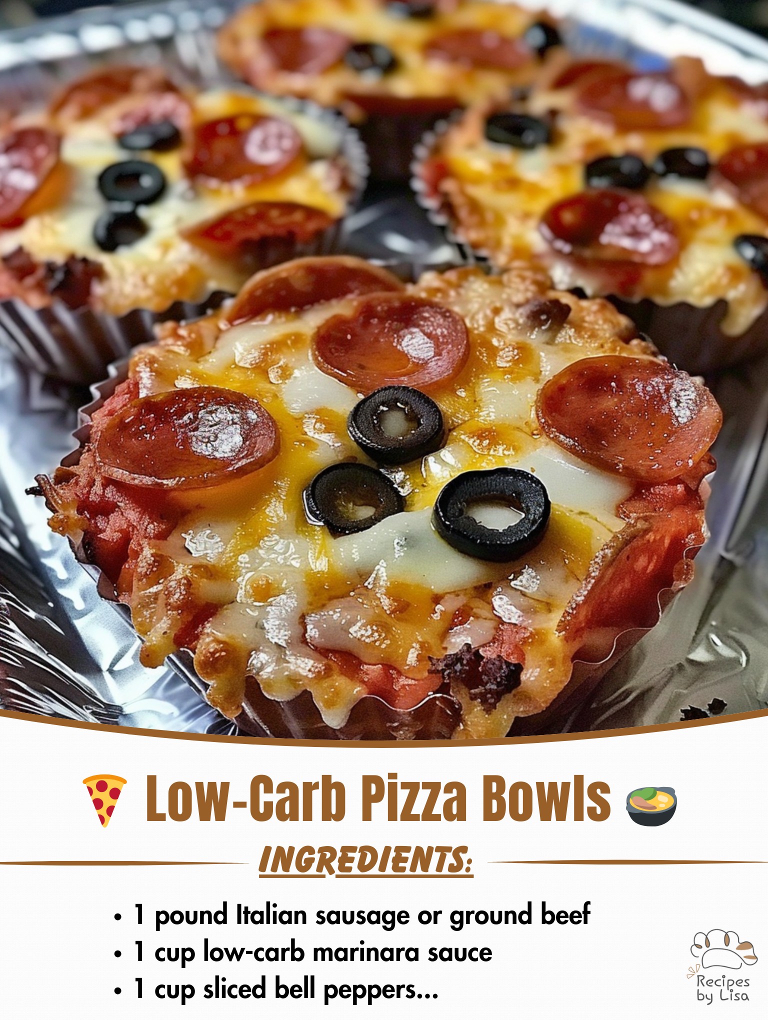  Low-Carb Pizza Bowls 