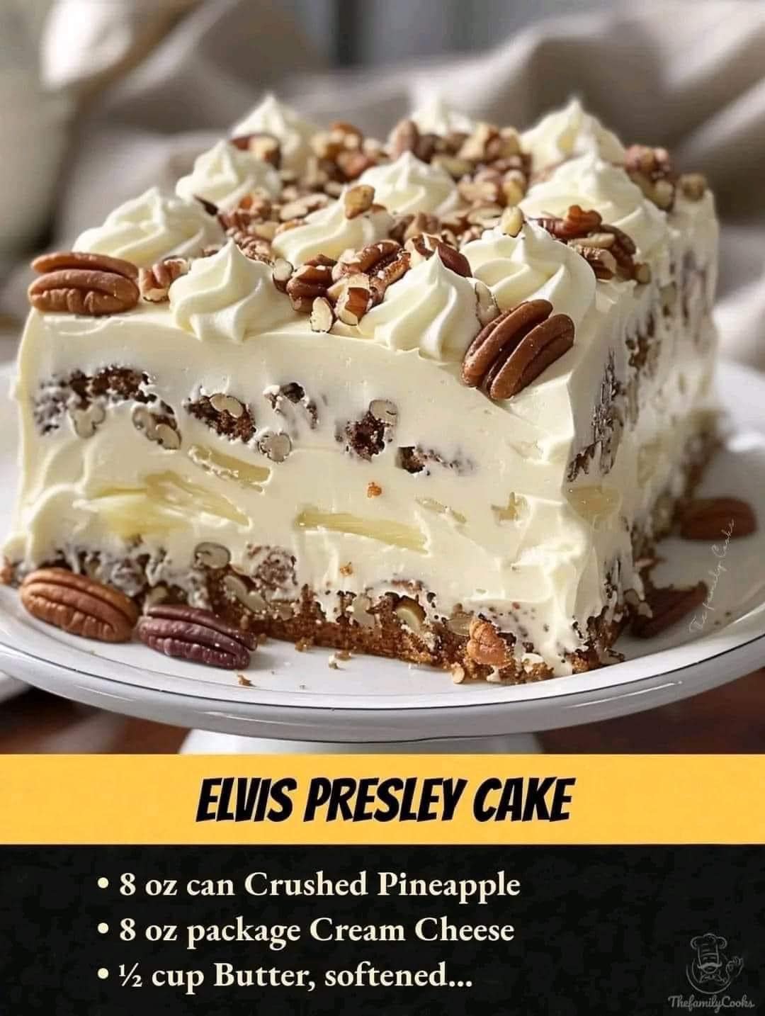 Elvis Presley Cake (Jailhouse Rock Cake)