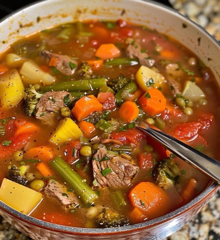 VEGETABLE BEEF SOUP